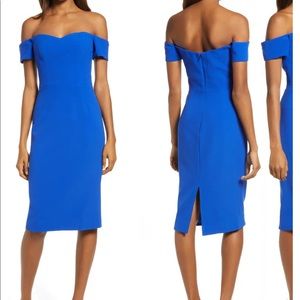 Dress the population Bailey off the shoulder dress